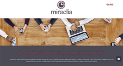Desktop Screenshot of miraclia.com